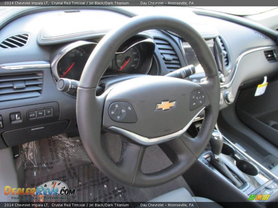 2014 Chevrolet Impala LT Crystal Red Tintcoat / Jet Black/Dark Titanium Photo #13