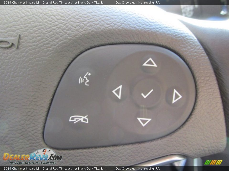 2014 Chevrolet Impala LT Crystal Red Tintcoat / Jet Black/Dark Titanium Photo #18