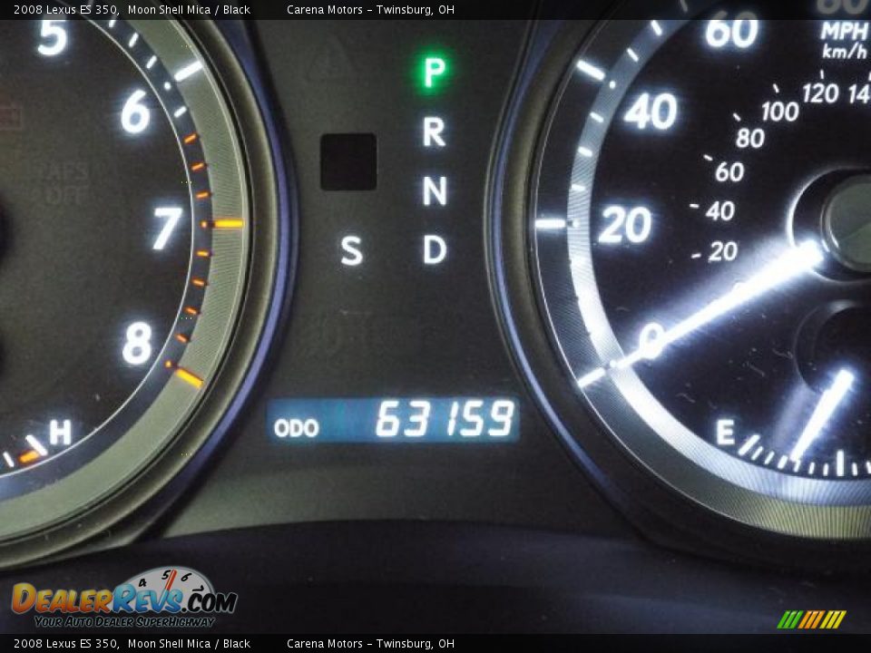 2008 Lexus ES 350 Moon Shell Mica / Black Photo #19