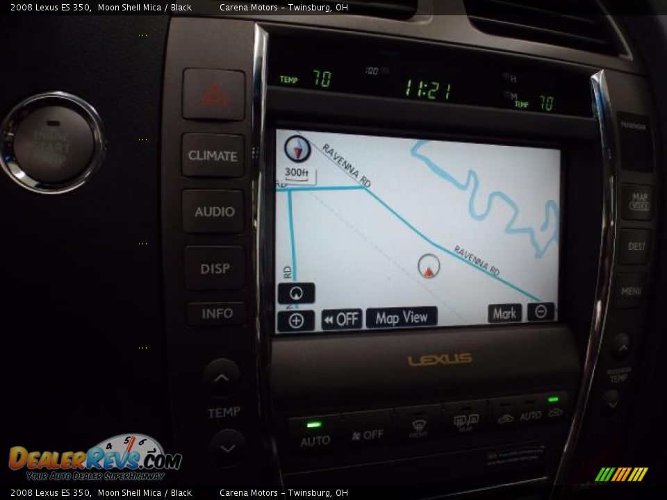 2008 Lexus ES 350 Moon Shell Mica / Black Photo #21