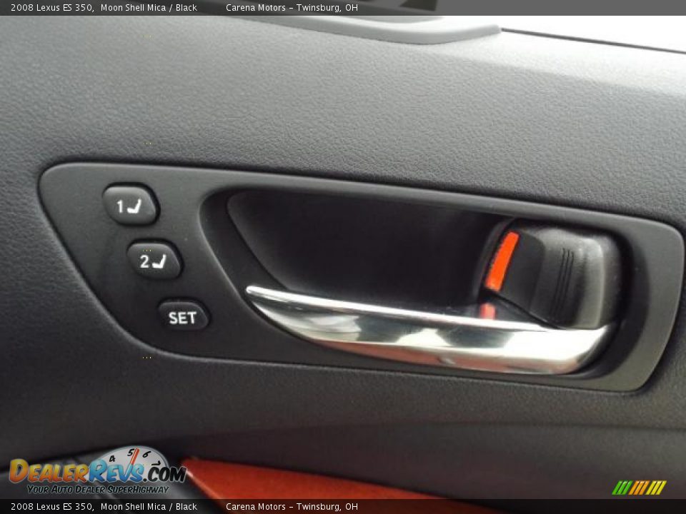 2008 Lexus ES 350 Moon Shell Mica / Black Photo #36