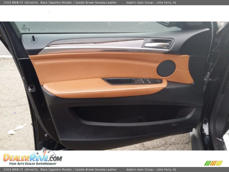 2009 BMW X5 xDrive30i Black Sapphire Metallic / Saddle Brown Nevada Leather Photo #7