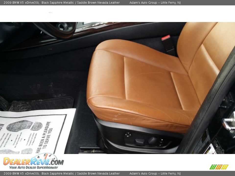 2009 BMW X5 xDrive30i Black Sapphire Metallic / Saddle Brown Nevada Leather Photo #8