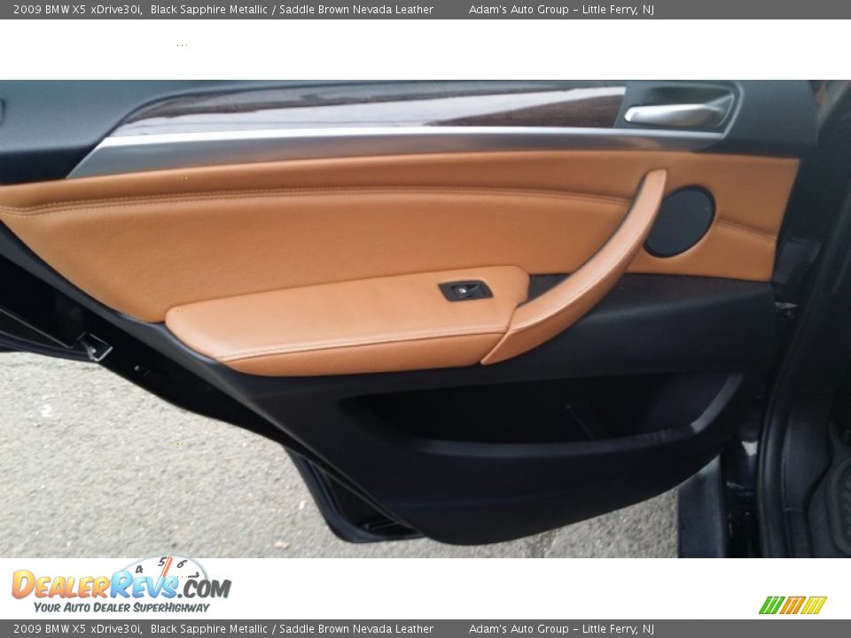 2009 BMW X5 xDrive30i Black Sapphire Metallic / Saddle Brown Nevada Leather Photo #14