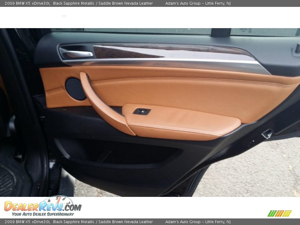 2009 BMW X5 xDrive30i Black Sapphire Metallic / Saddle Brown Nevada Leather Photo #21