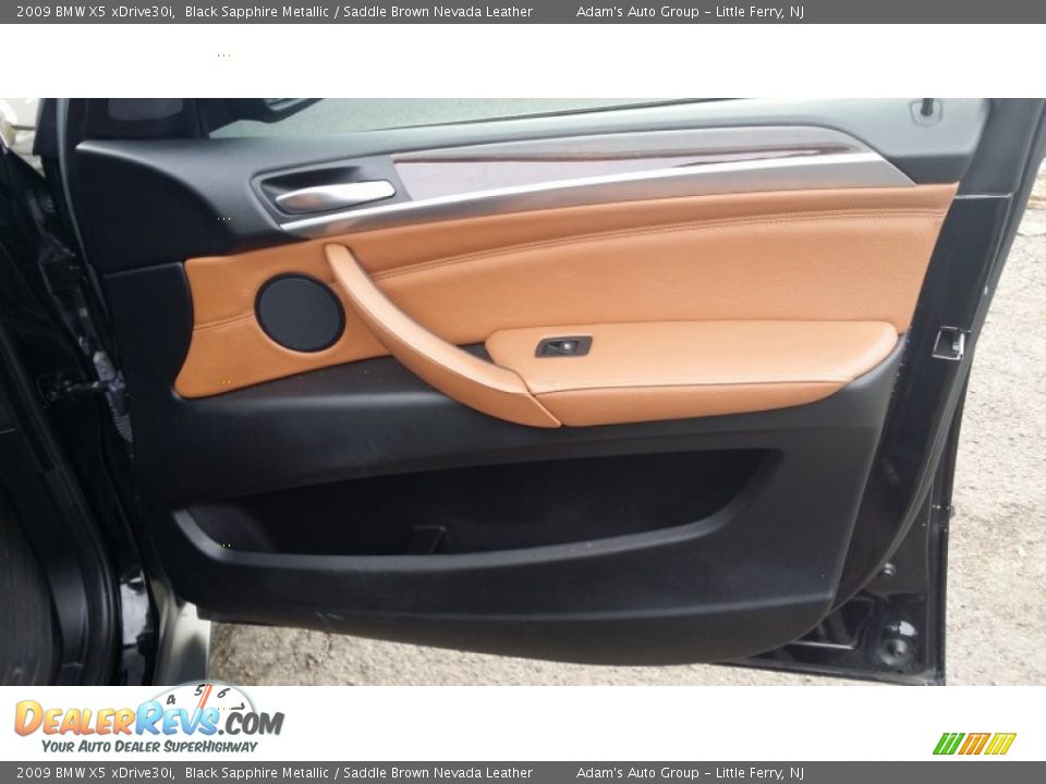 2009 BMW X5 xDrive30i Black Sapphire Metallic / Saddle Brown Nevada Leather Photo #23