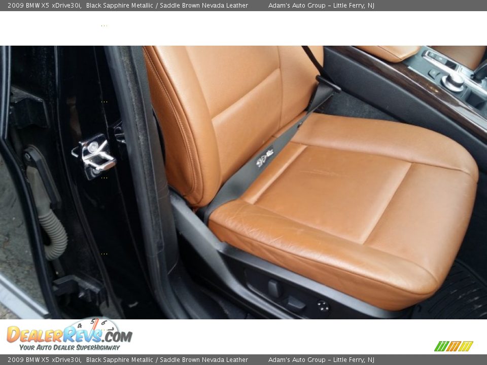 2009 BMW X5 xDrive30i Black Sapphire Metallic / Saddle Brown Nevada Leather Photo #24