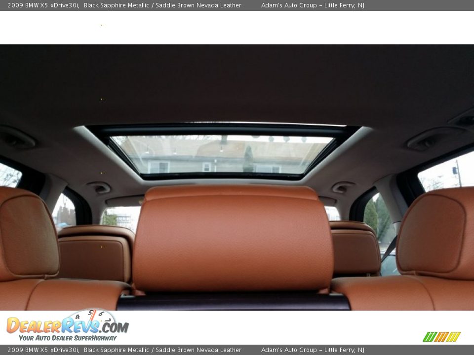 2009 BMW X5 xDrive30i Black Sapphire Metallic / Saddle Brown Nevada Leather Photo #27
