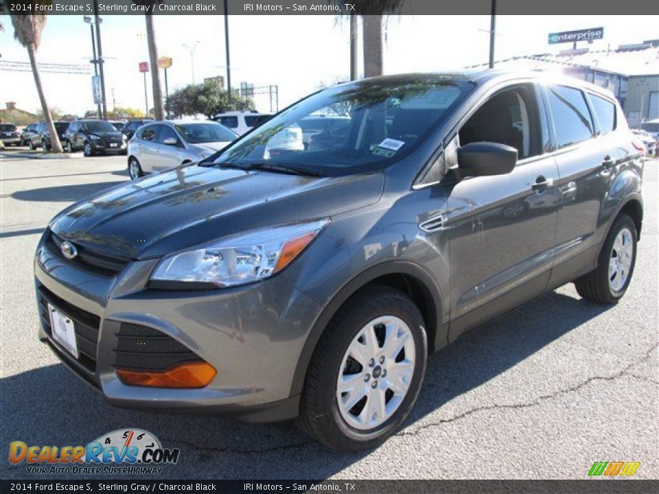 2014 Ford Escape S Sterling Gray / Charcoal Black Photo #1