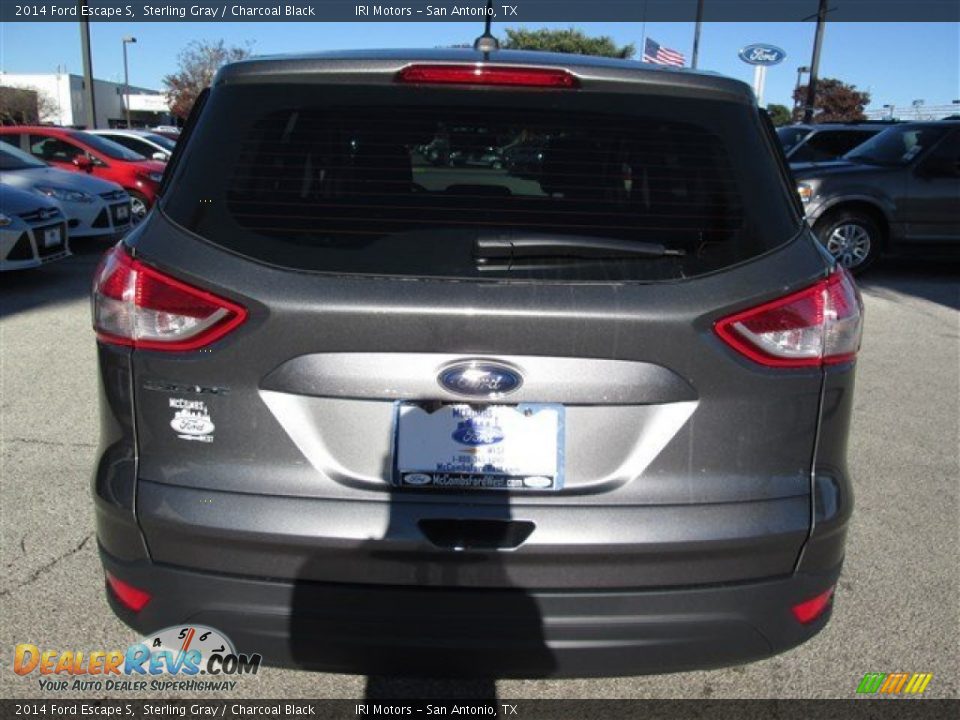 2014 Ford Escape S Sterling Gray / Charcoal Black Photo #4