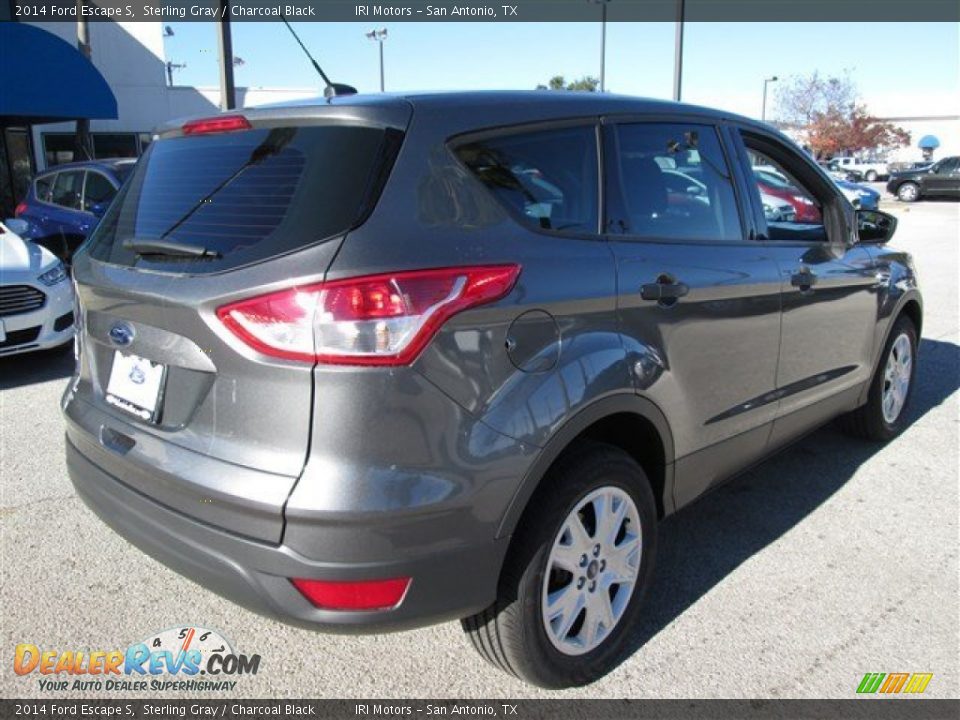 2014 Ford Escape S Sterling Gray / Charcoal Black Photo #5
