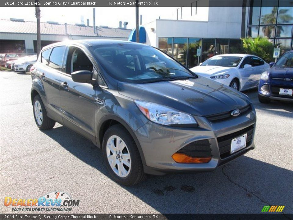 2014 Ford Escape S Sterling Gray / Charcoal Black Photo #7
