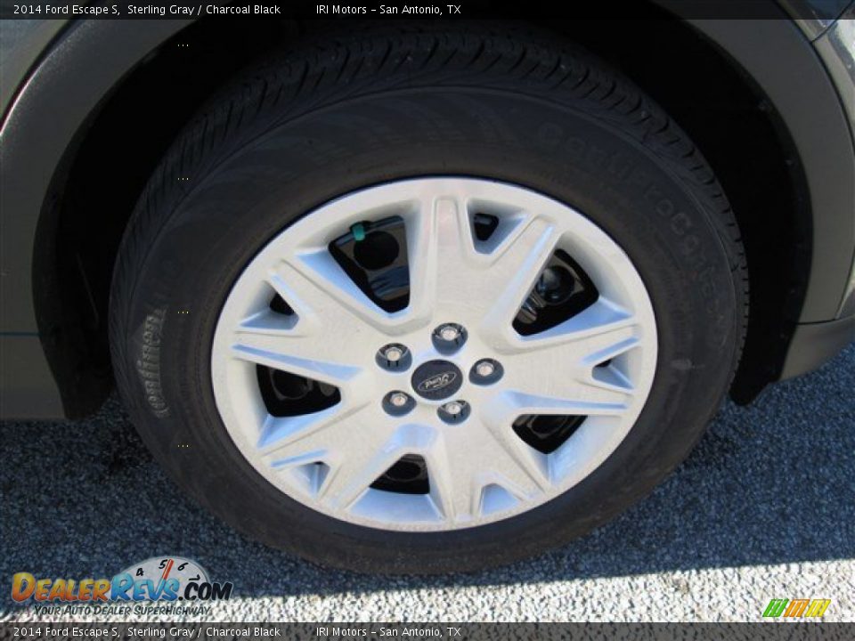 2014 Ford Escape S Sterling Gray / Charcoal Black Photo #8