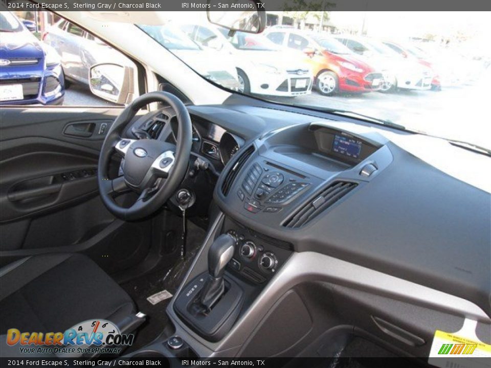 2014 Ford Escape S Sterling Gray / Charcoal Black Photo #11