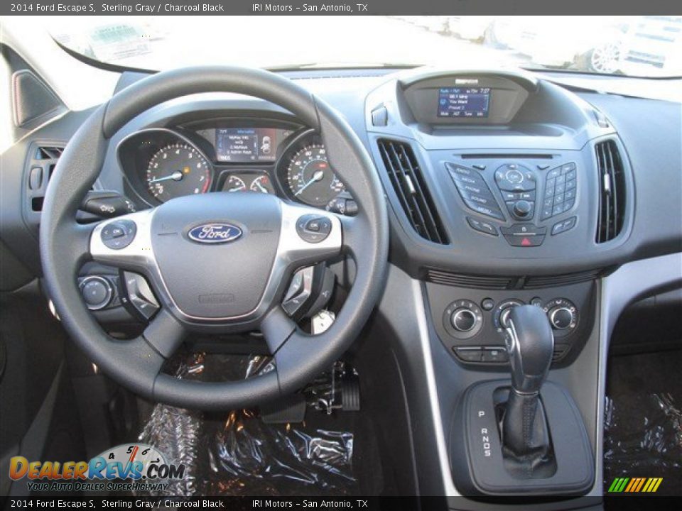 2014 Ford Escape S Sterling Gray / Charcoal Black Photo #14