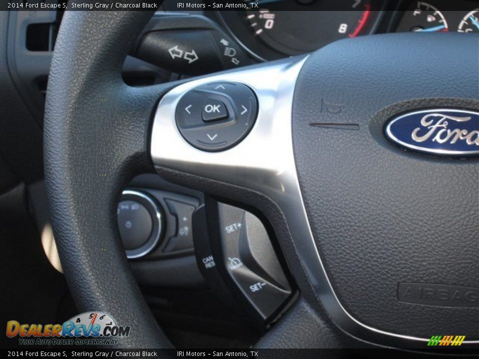 2014 Ford Escape S Sterling Gray / Charcoal Black Photo #15