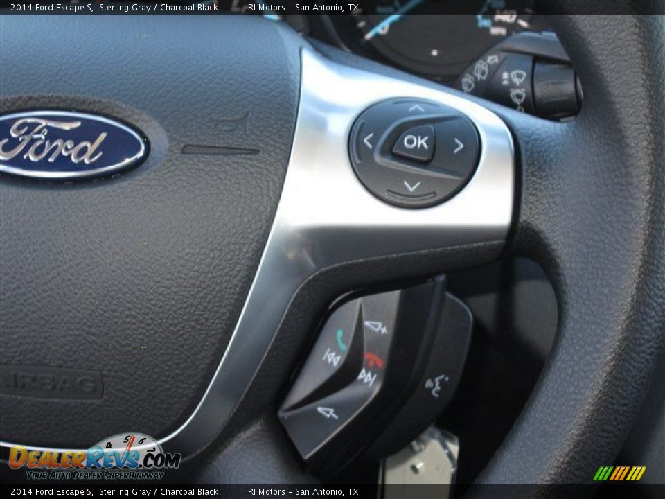 2014 Ford Escape S Sterling Gray / Charcoal Black Photo #16