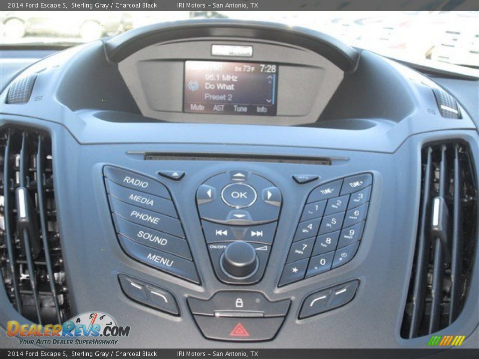 2014 Ford Escape S Sterling Gray / Charcoal Black Photo #17