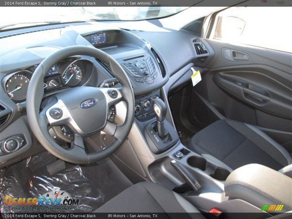 2014 Ford Escape S Sterling Gray / Charcoal Black Photo #21