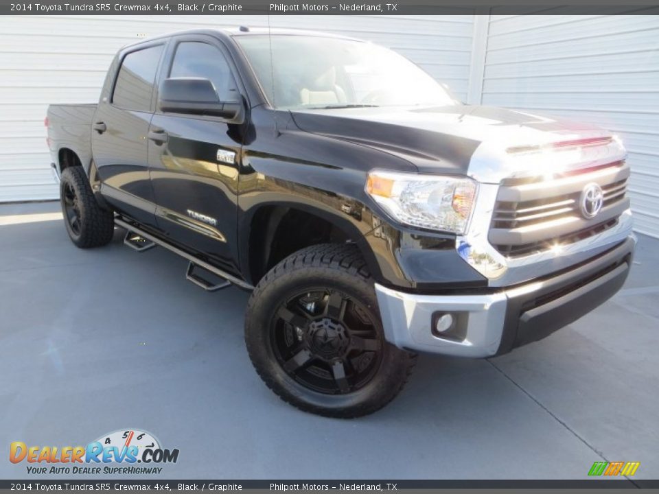 2014 Toyota Tundra SR5 Crewmax 4x4 Black / Graphite Photo #1