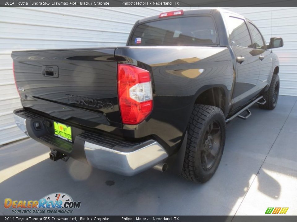 2014 Toyota Tundra SR5 Crewmax 4x4 Black / Graphite Photo #4