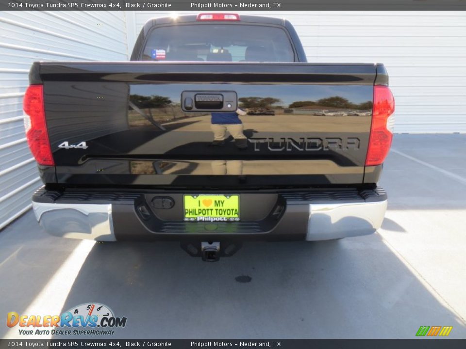 2014 Toyota Tundra SR5 Crewmax 4x4 Black / Graphite Photo #5