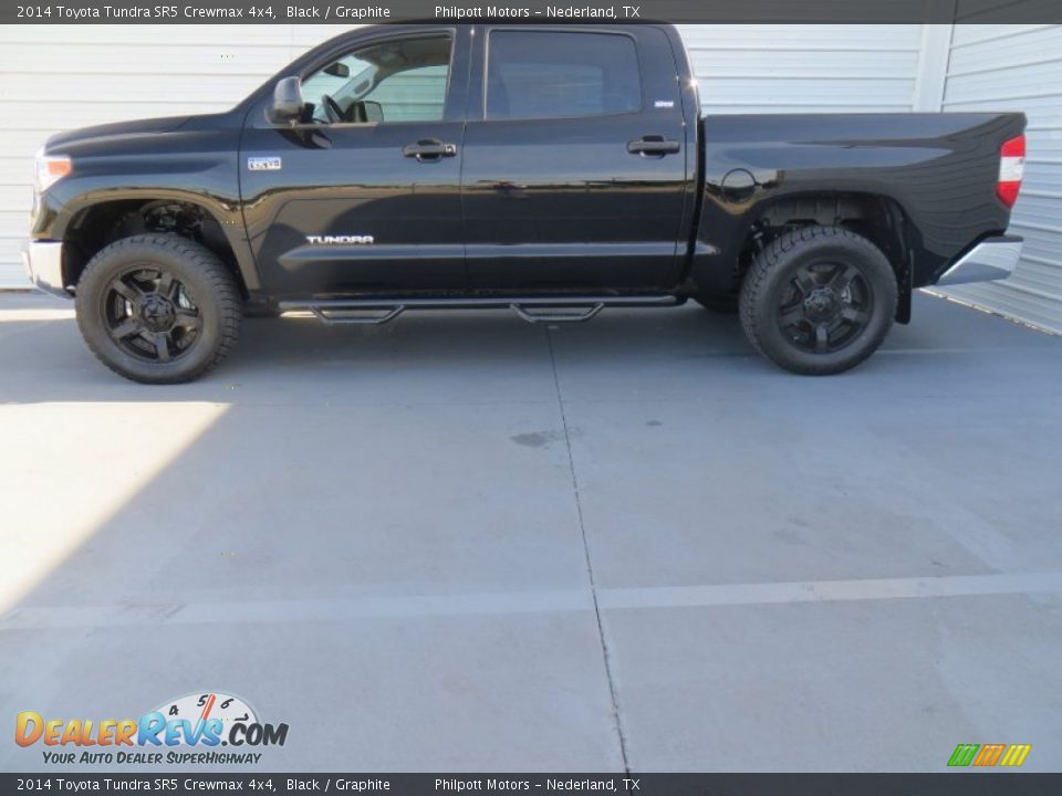 2014 Toyota Tundra SR5 Crewmax 4x4 Black / Graphite Photo #6