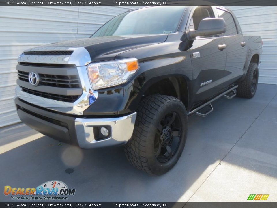 2014 Toyota Tundra SR5 Crewmax 4x4 Black / Graphite Photo #7