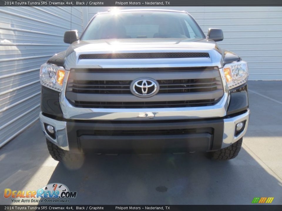 2014 Toyota Tundra SR5 Crewmax 4x4 Black / Graphite Photo #8