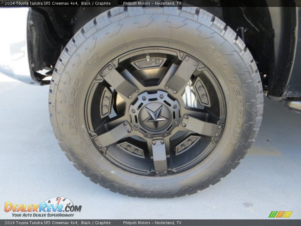 2014 Toyota Tundra SR5 Crewmax 4x4 Black / Graphite Photo #12