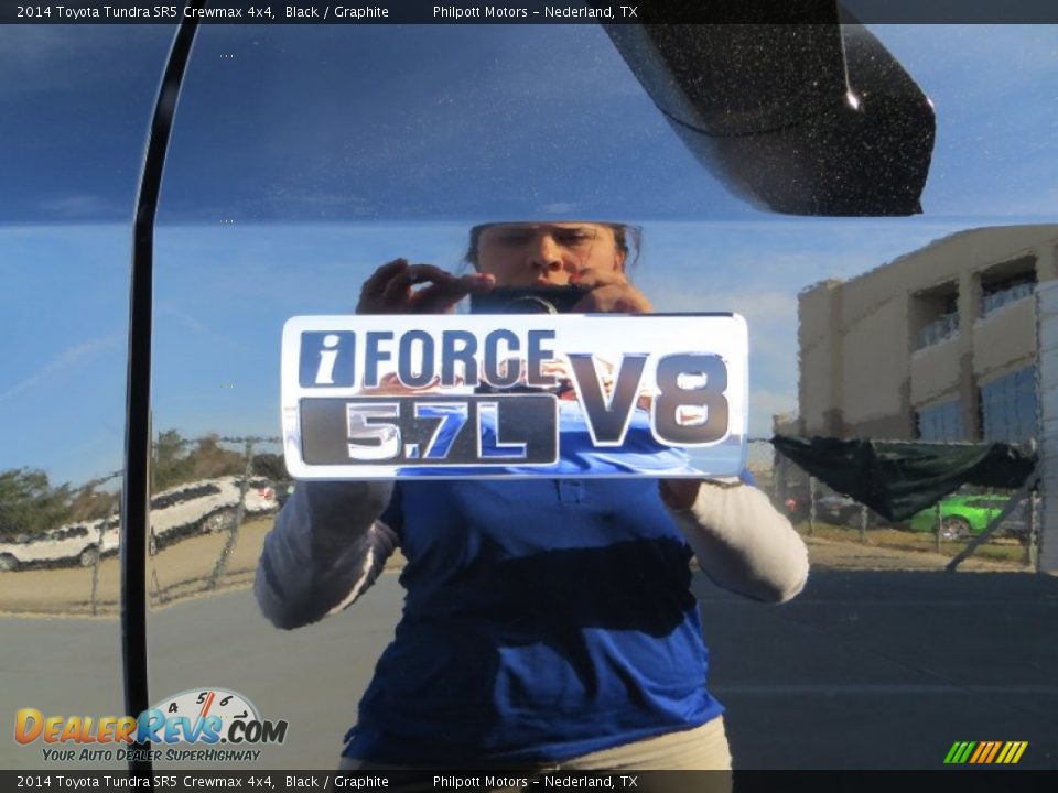 2014 Toyota Tundra SR5 Crewmax 4x4 Black / Graphite Photo #13