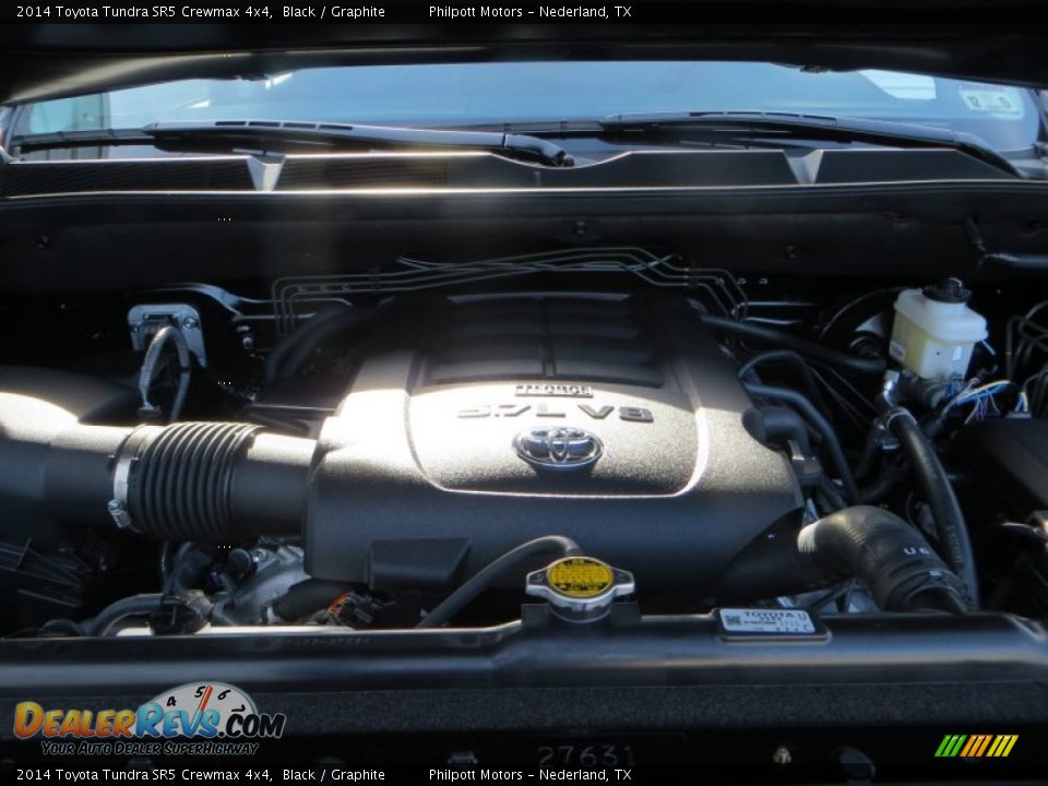 2014 Toyota Tundra SR5 Crewmax 4x4 Black / Graphite Photo #18