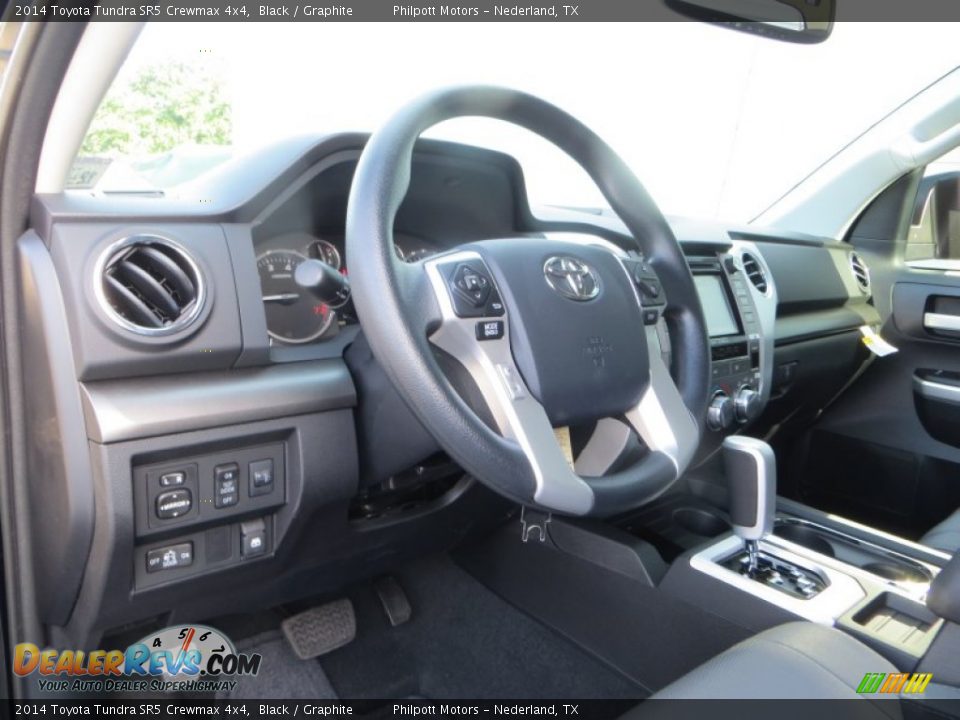 2014 Toyota Tundra SR5 Crewmax 4x4 Black / Graphite Photo #25