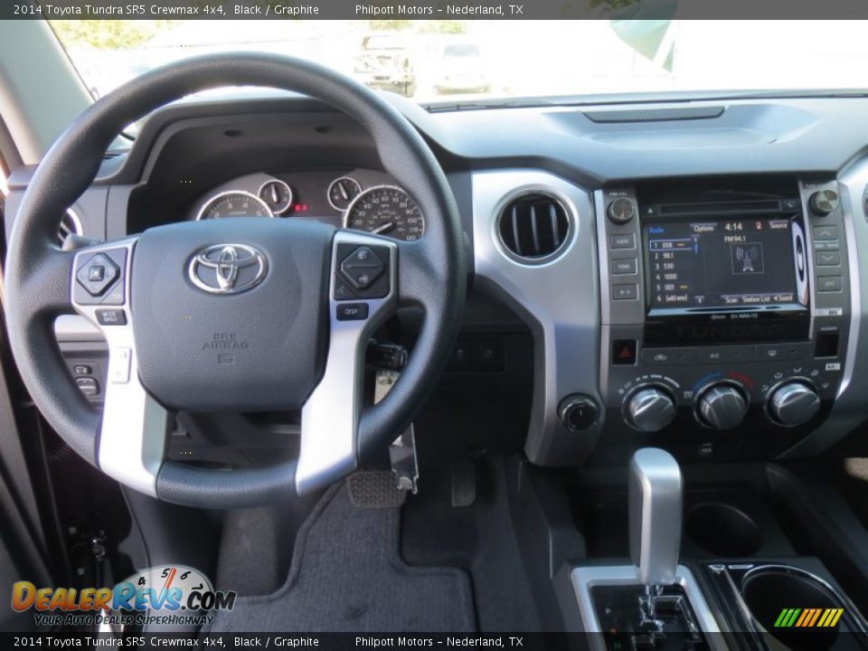 2014 Toyota Tundra SR5 Crewmax 4x4 Black / Graphite Photo #28