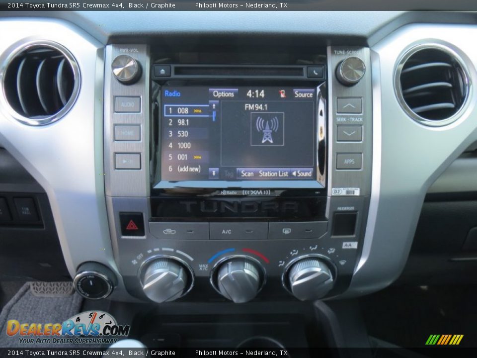 2014 Toyota Tundra SR5 Crewmax 4x4 Black / Graphite Photo #29