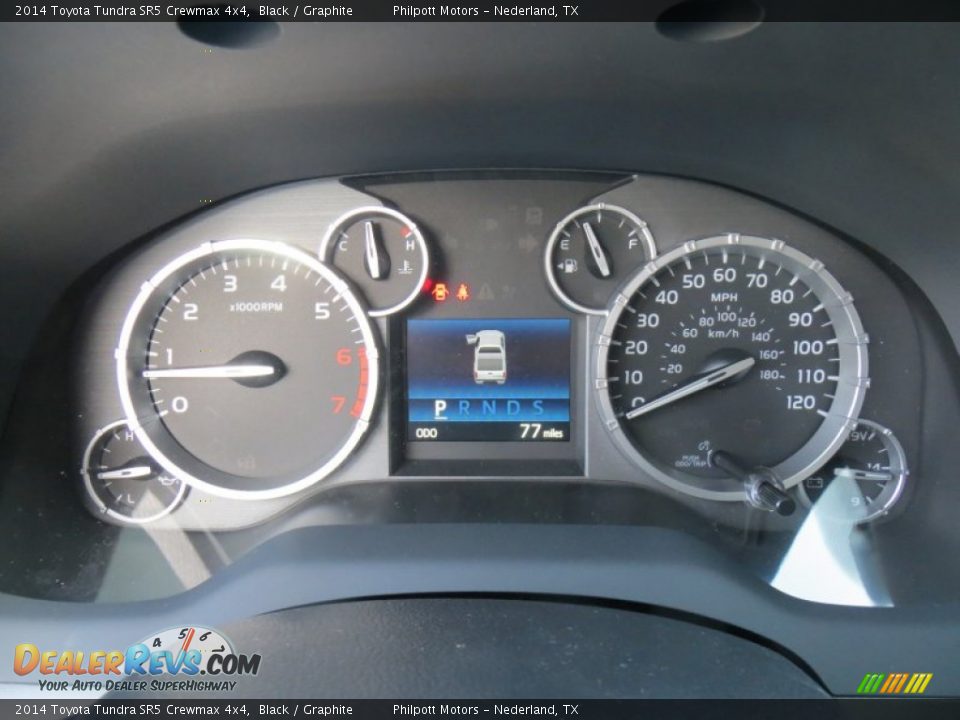 2014 Toyota Tundra SR5 Crewmax 4x4 Black / Graphite Photo #32