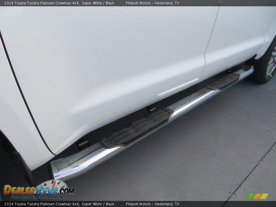 2014 Toyota Tundra Platinum Crewmax 4x4 Super White / Black Photo #13