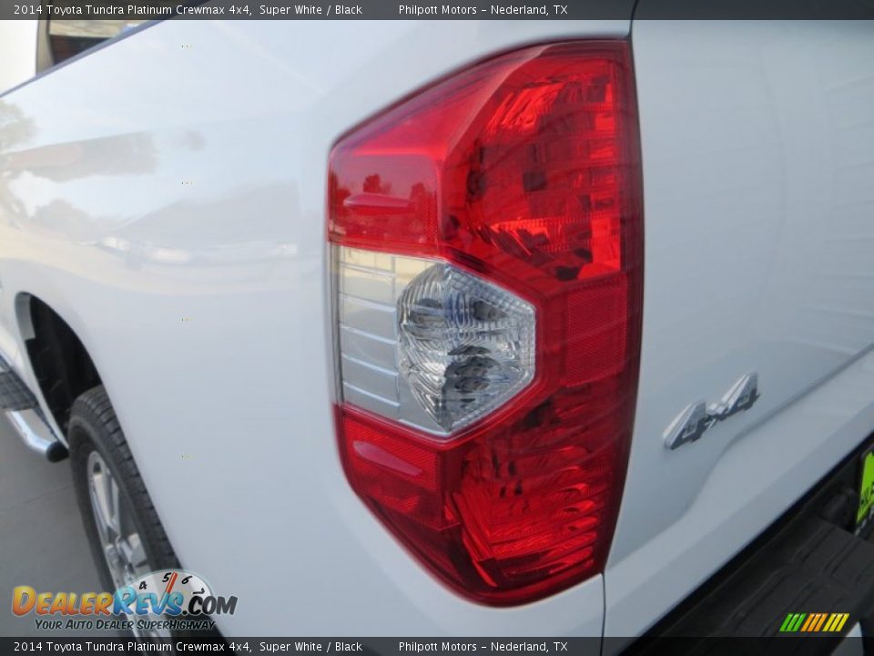 2014 Toyota Tundra Platinum Crewmax 4x4 Super White / Black Photo #15