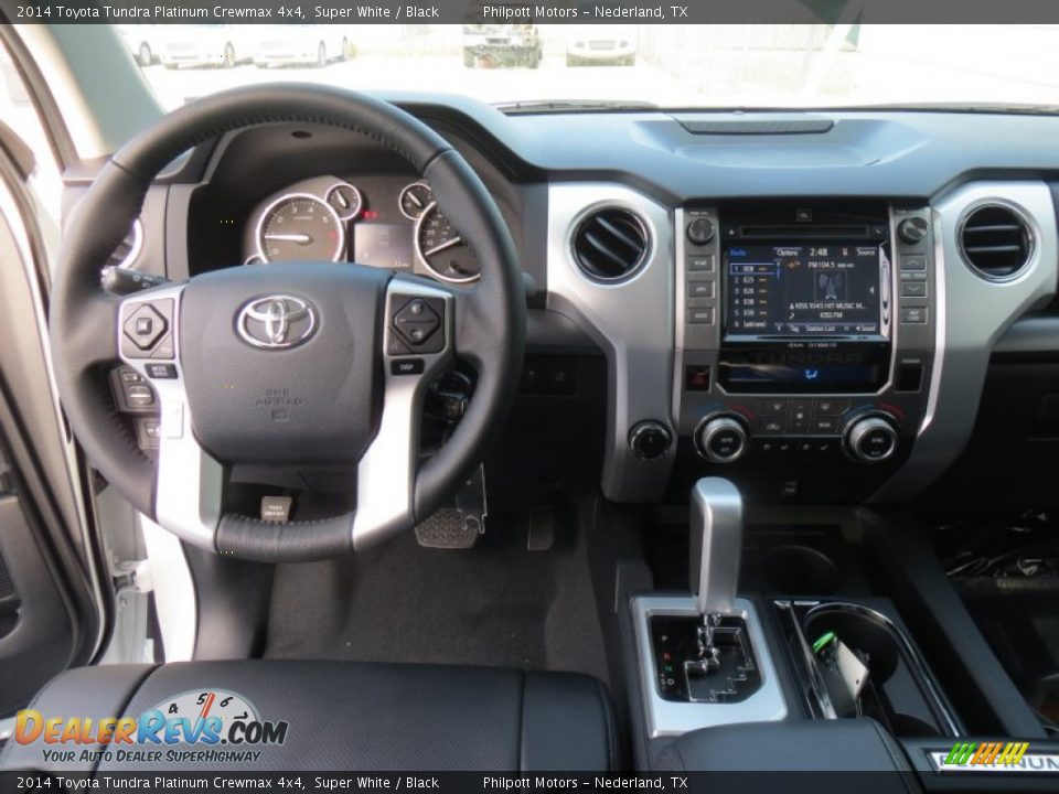 2014 Toyota Tundra Platinum Crewmax 4x4 Super White / Black Photo #29