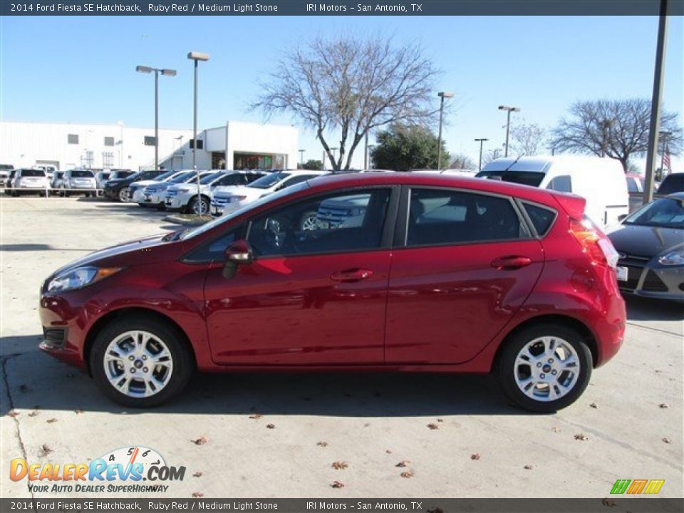 Ruby Red 2014 Ford Fiesta SE Hatchback Photo #2