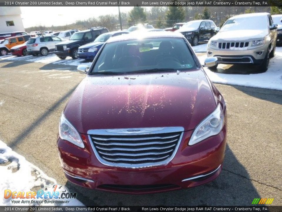 2014 Chrysler 200 Limited Sedan Deep Cherry Red Crystal Pearl / Black Photo #3