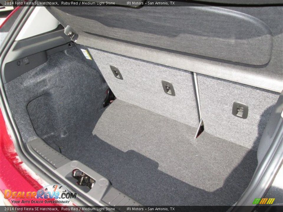 2014 Ford Fiesta SE Hatchback Ruby Red / Medium Light Stone Photo #13