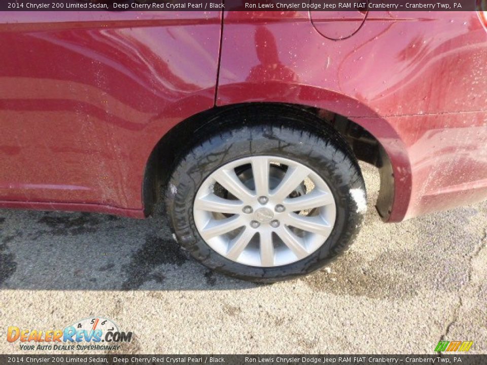 2014 Chrysler 200 Limited Sedan Deep Cherry Red Crystal Pearl / Black Photo #9