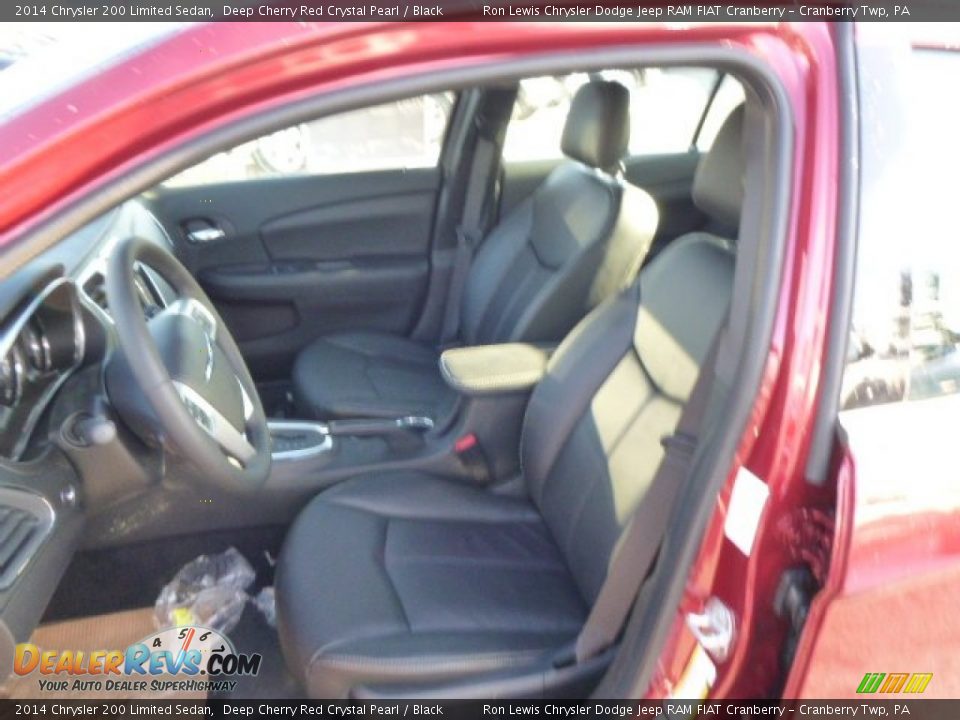 2014 Chrysler 200 Limited Sedan Deep Cherry Red Crystal Pearl / Black Photo #10