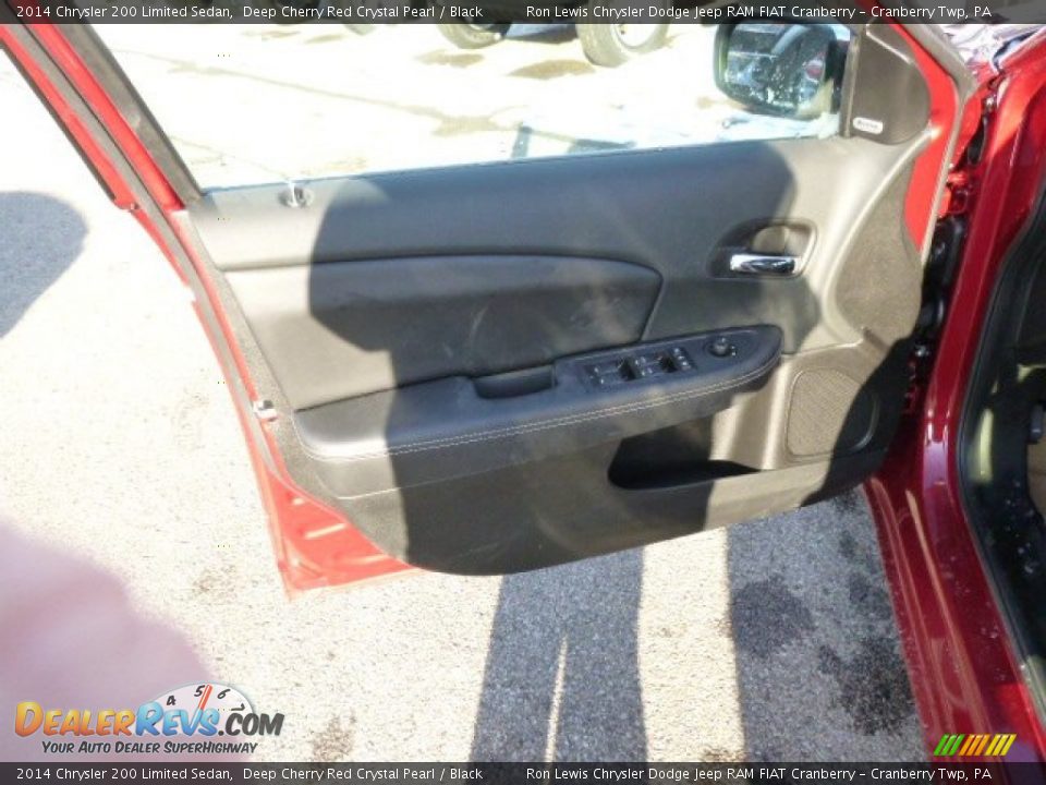 2014 Chrysler 200 Limited Sedan Deep Cherry Red Crystal Pearl / Black Photo #11