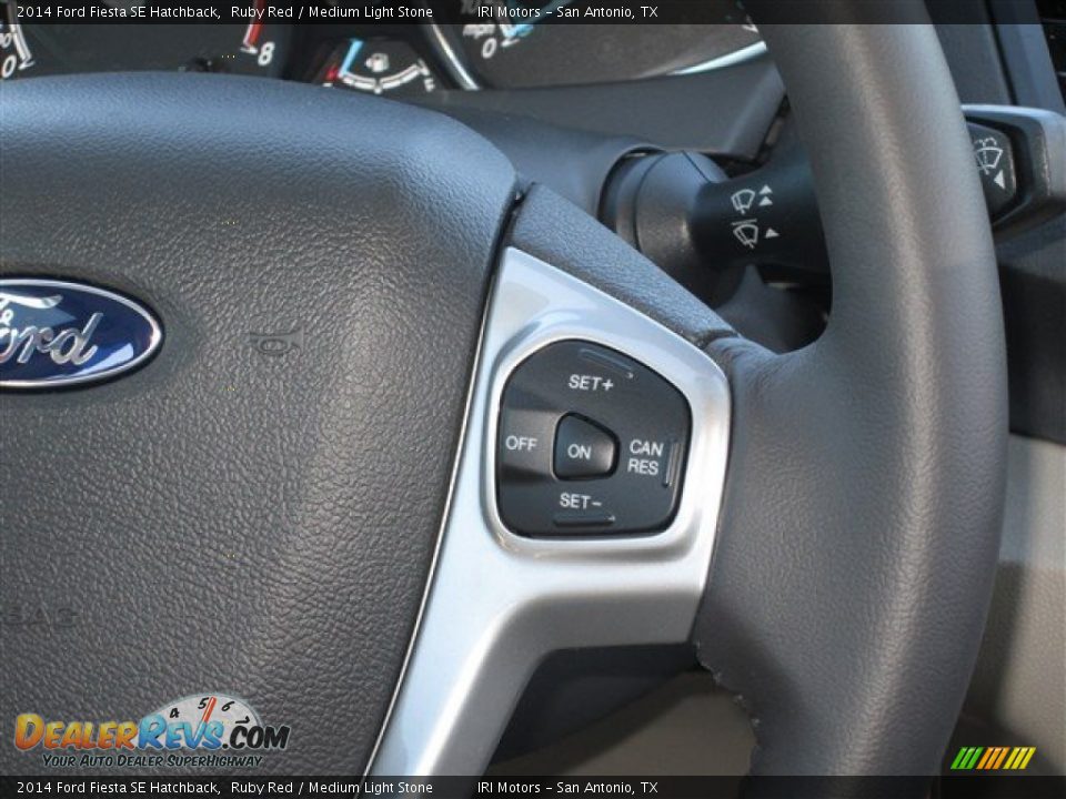 2014 Ford Fiesta SE Hatchback Ruby Red / Medium Light Stone Photo #16