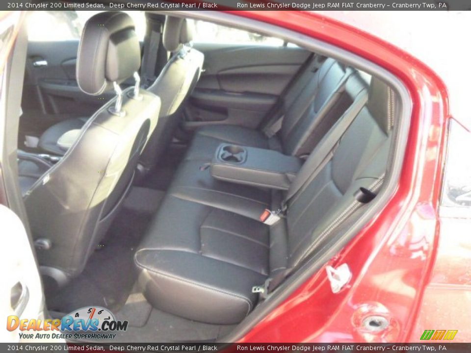 2014 Chrysler 200 Limited Sedan Deep Cherry Red Crystal Pearl / Black Photo #12