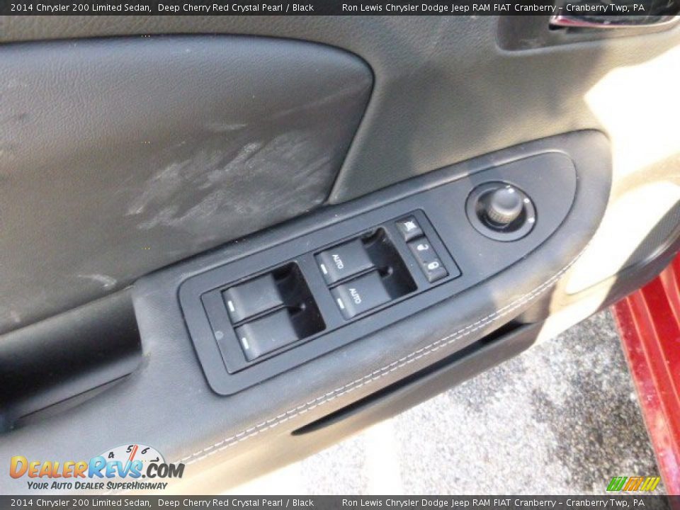 2014 Chrysler 200 Limited Sedan Deep Cherry Red Crystal Pearl / Black Photo #15