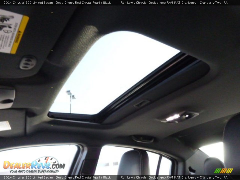 2014 Chrysler 200 Limited Sedan Deep Cherry Red Crystal Pearl / Black Photo #16