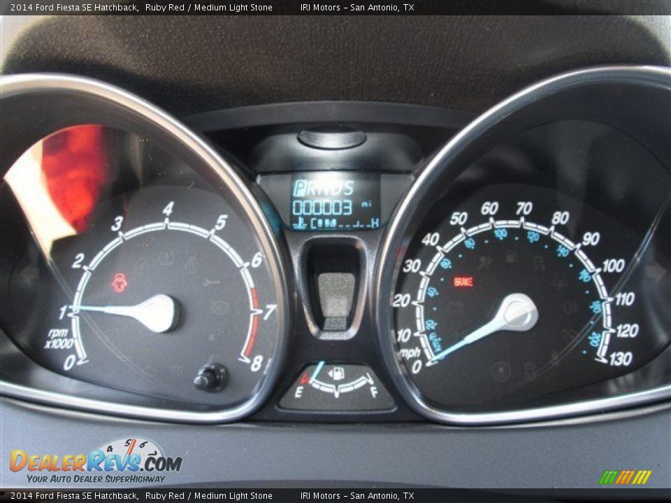 2014 Ford Fiesta SE Hatchback Ruby Red / Medium Light Stone Photo #21